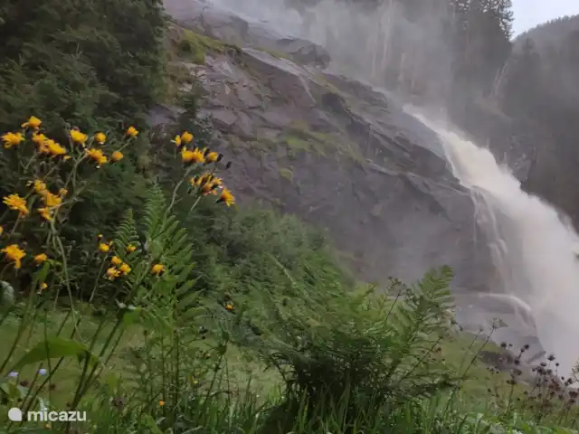 Location de Vacances Autriche, Salzburgerland, Krimml, studio - Maison im Gluck Belle à tout moment de l'année. La cascade.