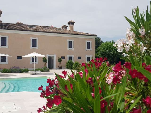 Casa vacacional Italia, Marche, Monsano - apartamento Villa Montefiore - aplicación. Ginestra