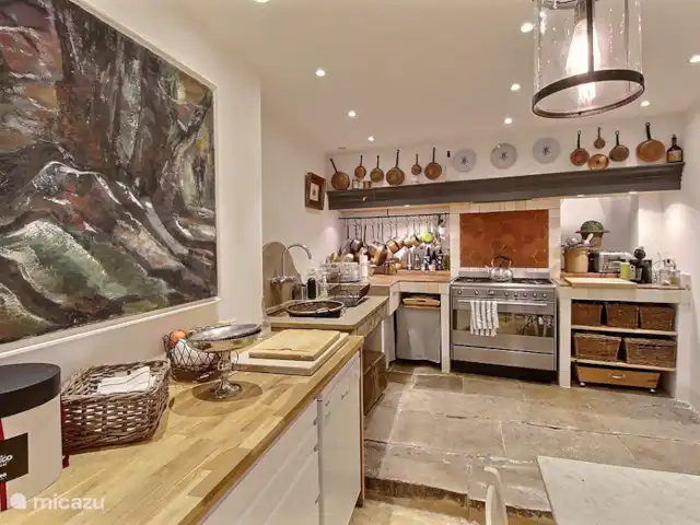 La Cour Verte | France, Vaucluse, Le Barroux - maison de vacances La cuisine ouverte au rez-de-chaussée