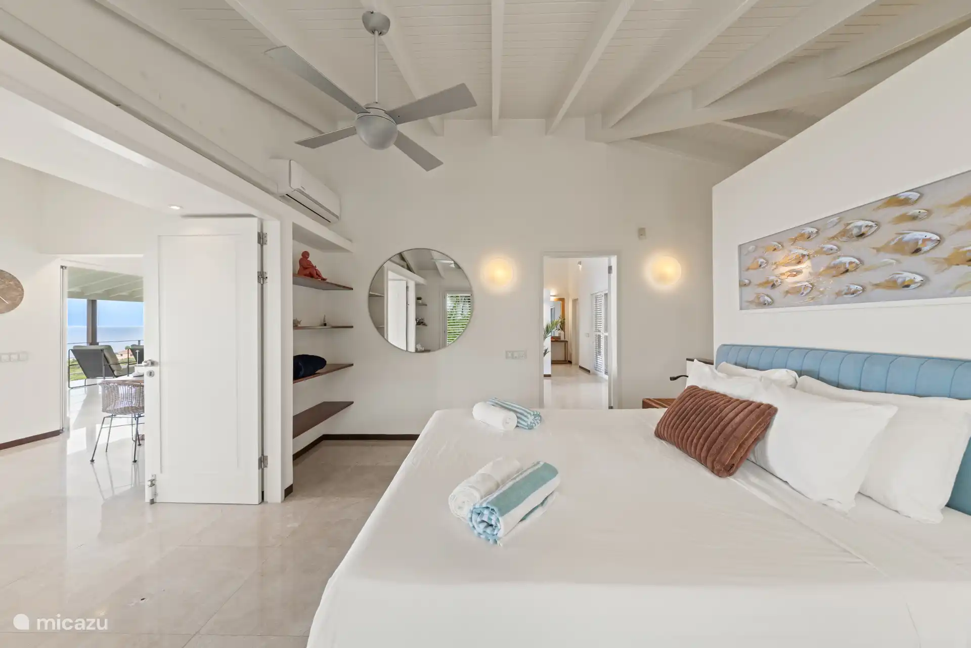 Hauptschlafzimmer im ersten Stock.