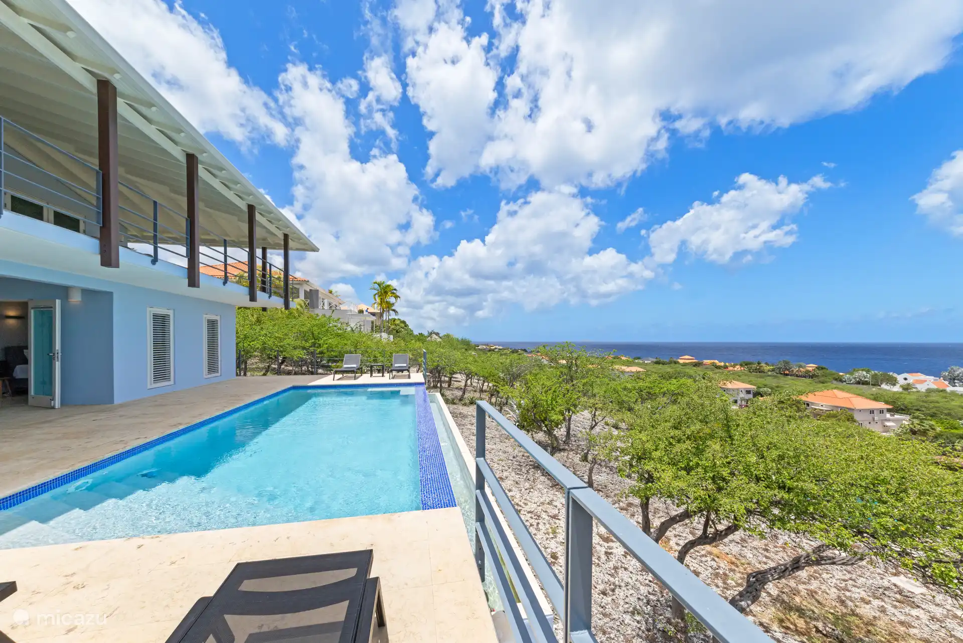 Villa Blaue Oase in Curaçao, Banda Abou (West), Coral-Estate Rif St.marie - villa