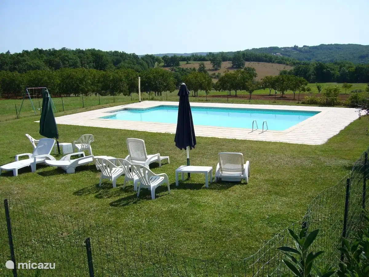 Private pool with a view
