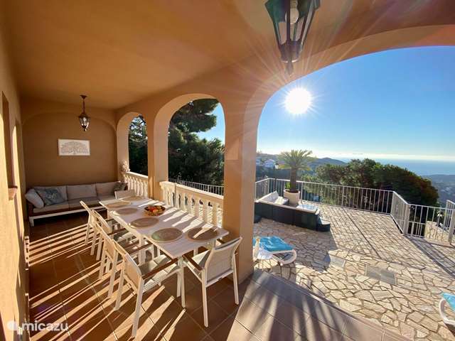 Holiday home in Spain, Costa Brava – villa Villa Violetas (8 pers.), sea view
