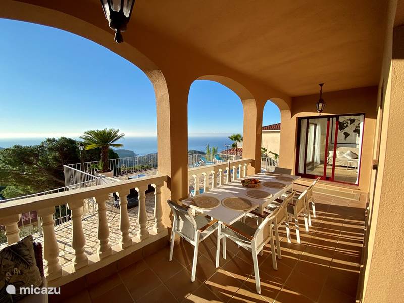 Vakantiehuis Spanje, Costa Brava, Lloret de Mar Villa Villa Violetas (8 pers.), zeezicht