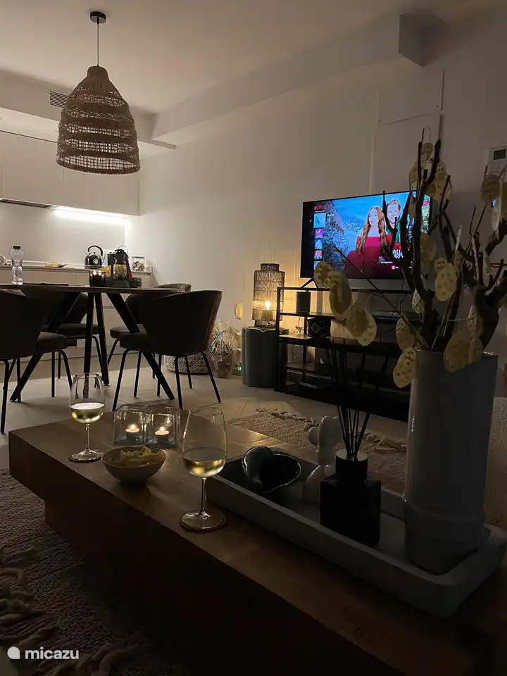 The living room, taken from the couch!