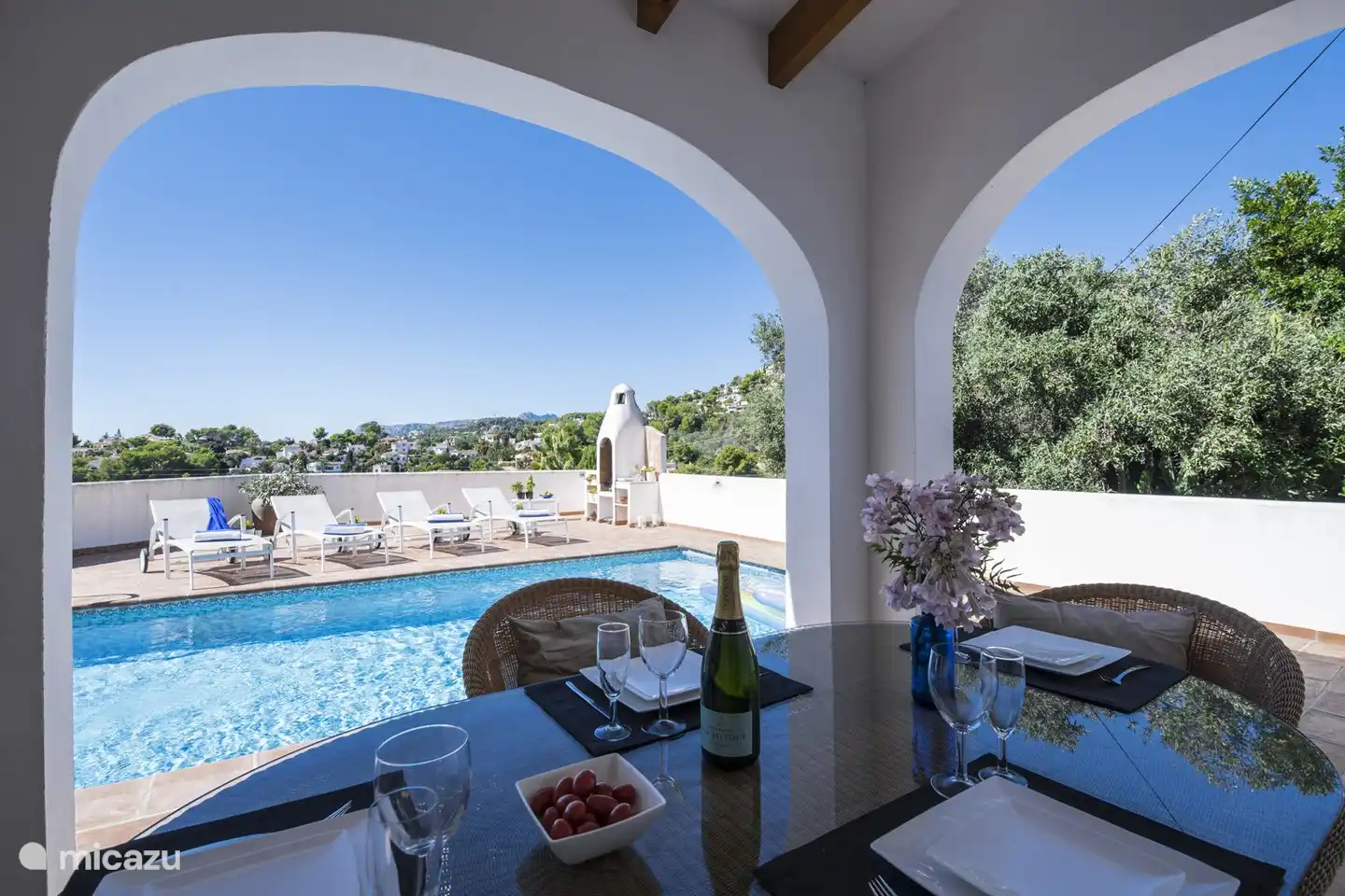 Magnifique vue depuis votre terrasse.