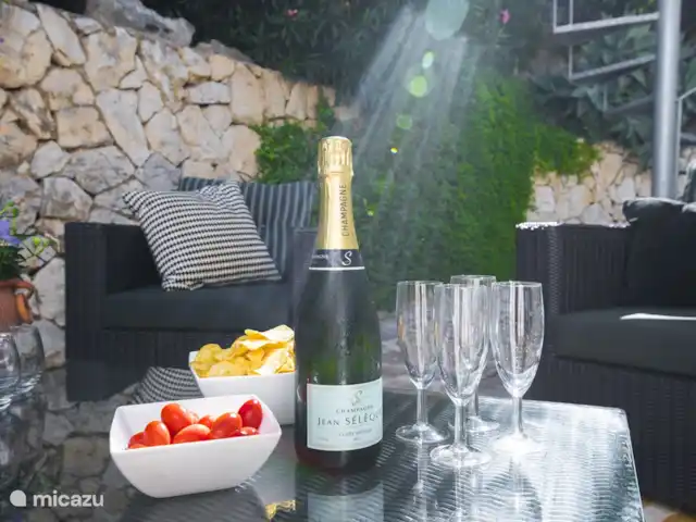 Villa Alexandra | Espagne, Costa Blanca, Benissa - villa Beau coin salon dans le jardin.