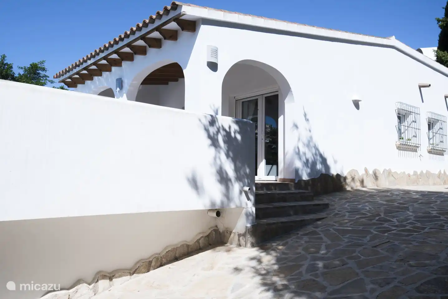 L'entrée de votre maison de vacances.