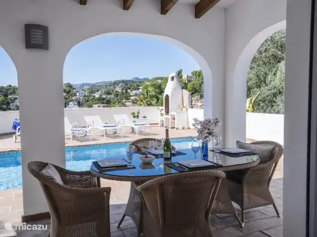 Villa Alexandra | Espagne, Costa Blanca, Benissa - villa Prenez le petit déjeuner ensemble en plein air sur votre terrasse.