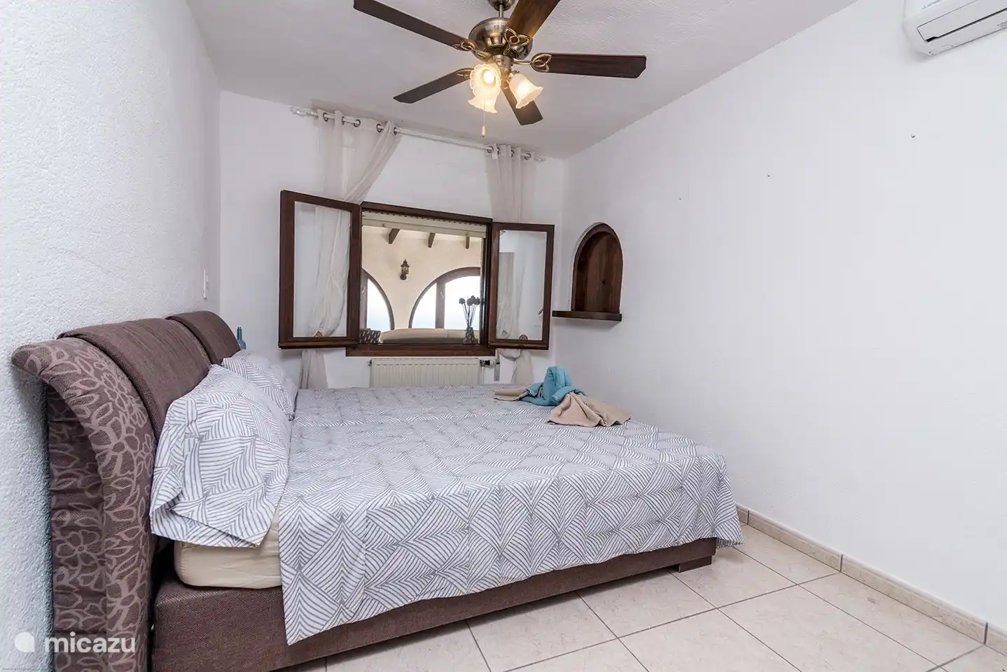 Bedroom 1 with a double bed