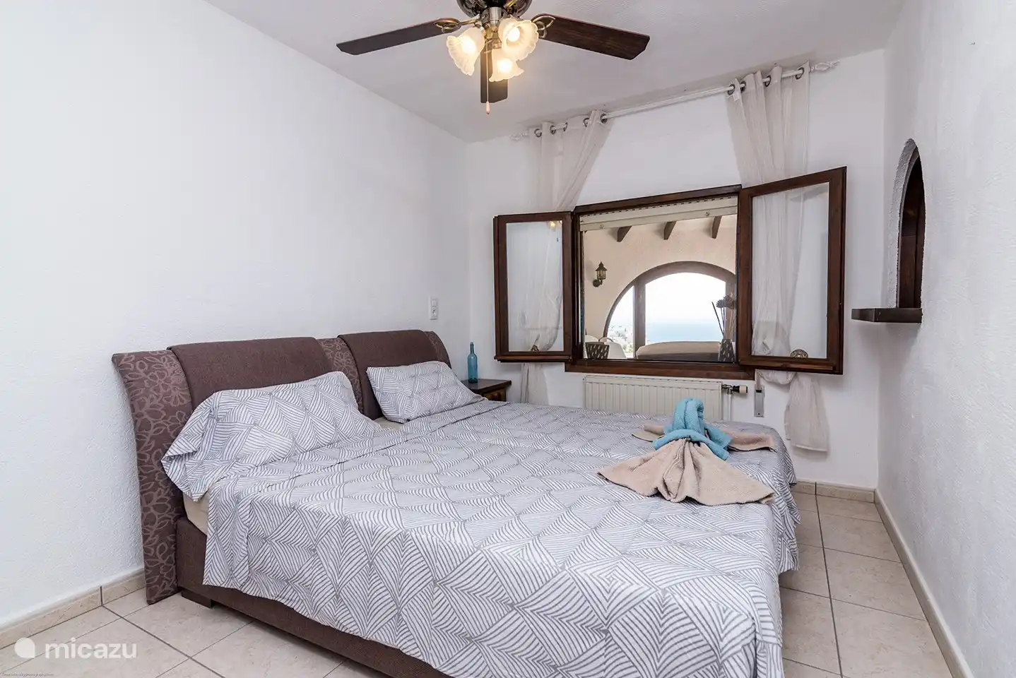 Bedroom 1 with a double bed