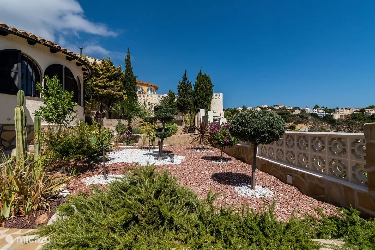 Plenty of greenery around the holiday home