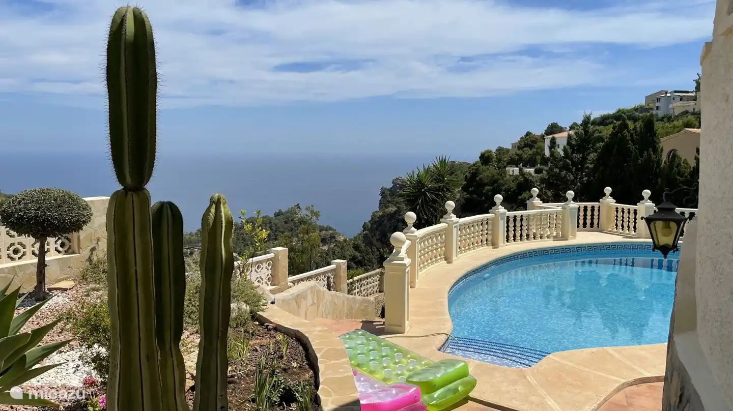 The pool is big enough