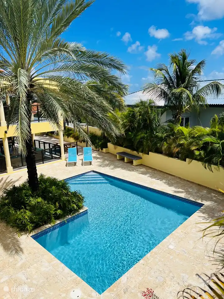 Mucha privacidad en el jardín cerrado.