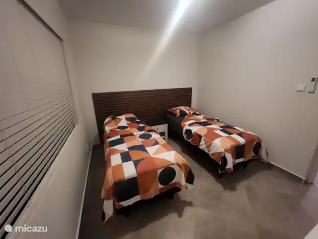 Villa Solan | Curaçao, Banda Abou (ouest), Big Mountain - villa Chambre 2 avec deux lits simples