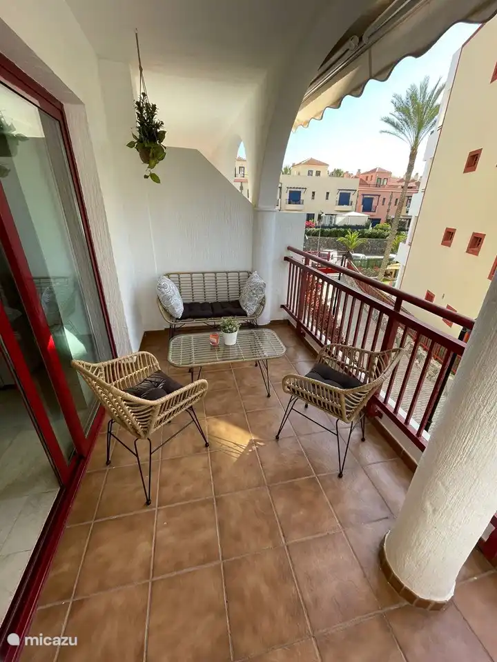 exterior lounge area