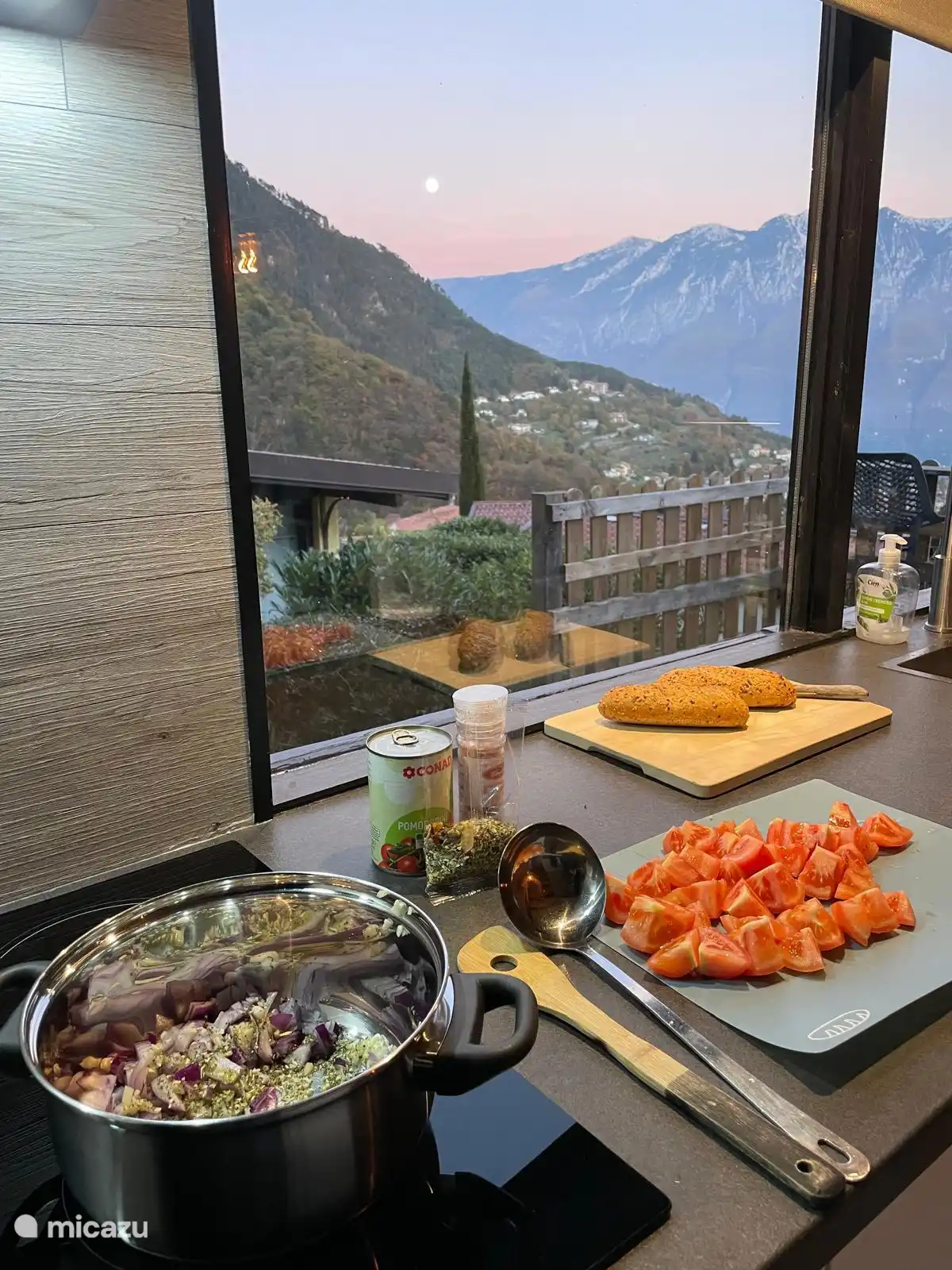 Vista desde nuestro bungalow