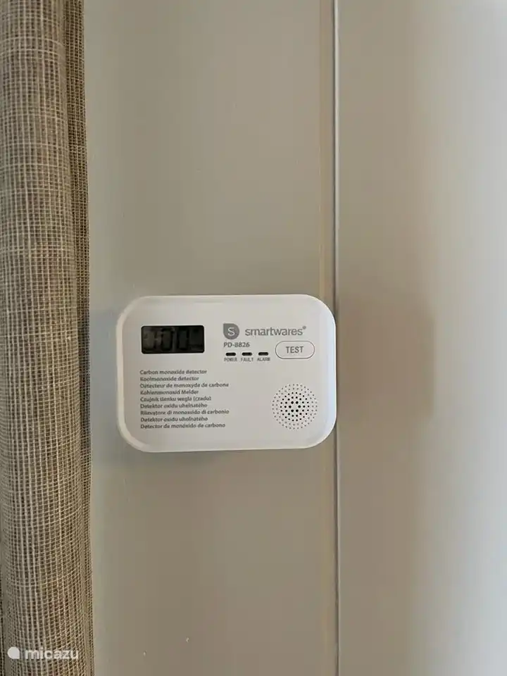 Seguridad del detector de Co 