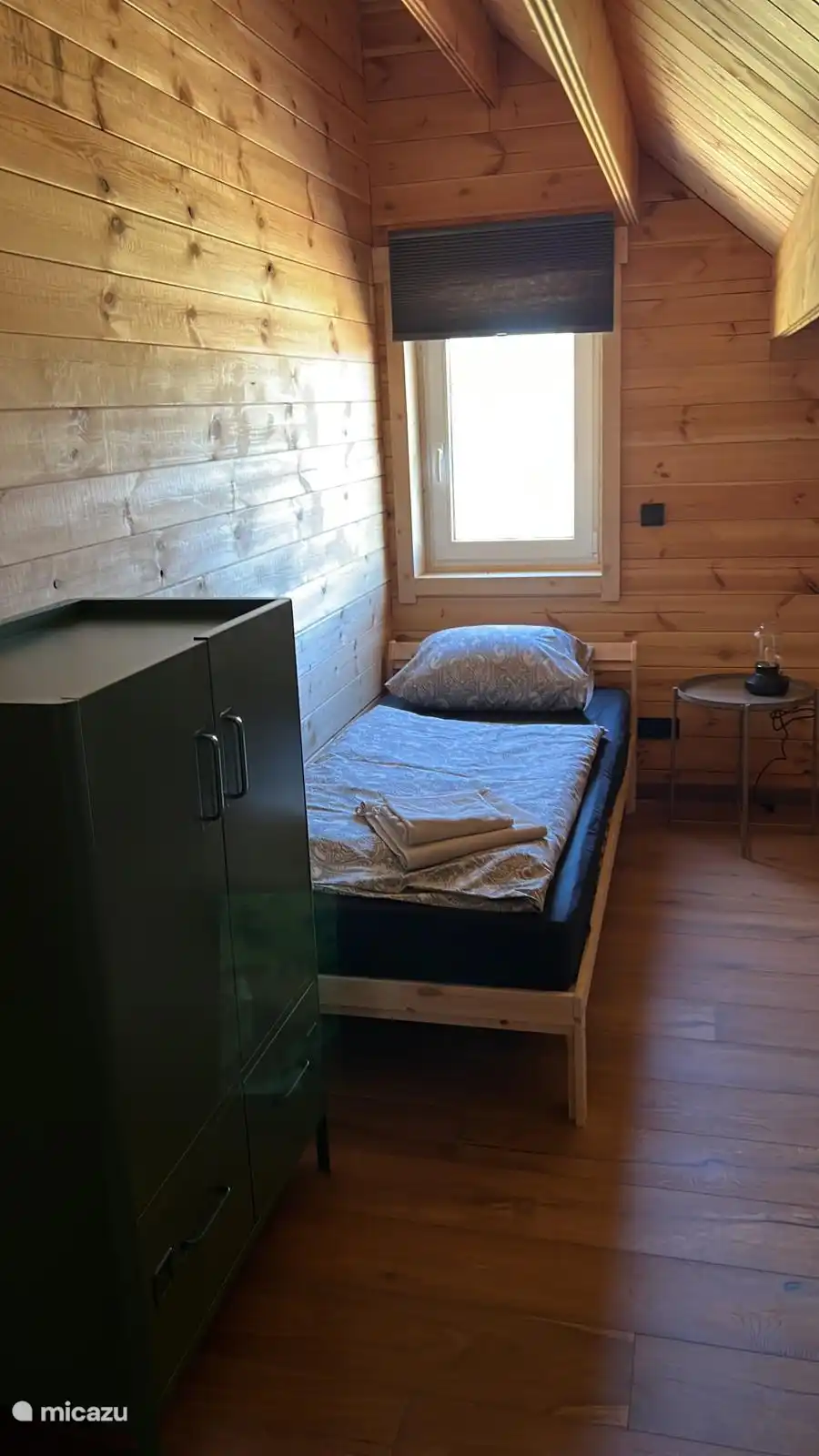 Schlafzimmer 1 pers blaues Haus in Wagenhausen, Eifel, Deutschland