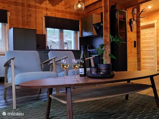 Casa de vacaciones Eifel cerca de Cochem en Alemania, Eifel, Wagenhausen - cabaña de madera Casa azul parte TV en Wagenhausen, Eifel, Alemania