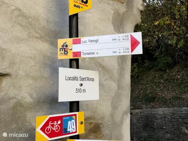 Maison Giuseppe | Italie, Piémont, Roascio-Cuneo - maison de vacances Itinéraires pédestres et cyclables de Casa SantAnna