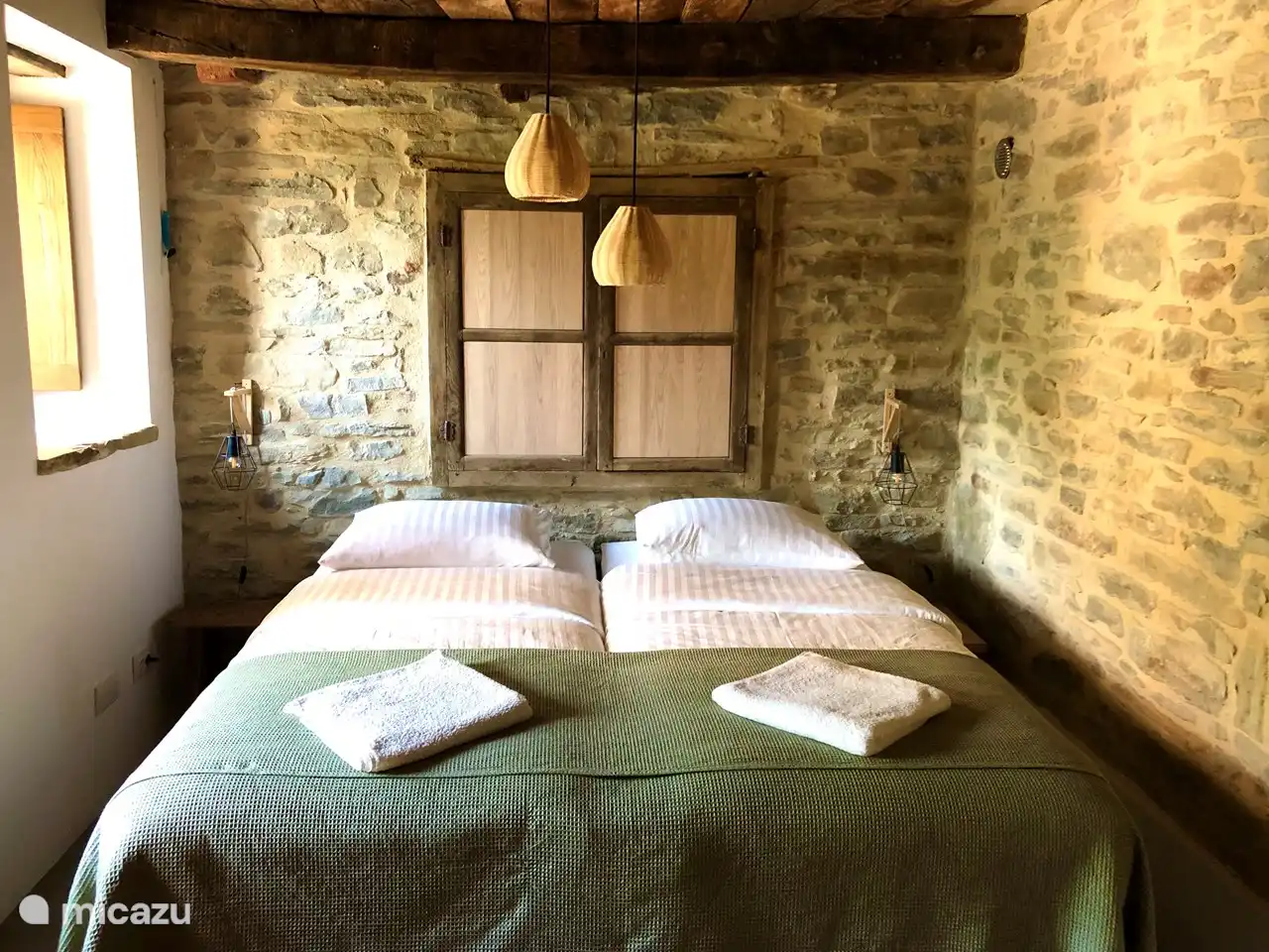 Schlafzimmer 1 im Erdgeschoss.