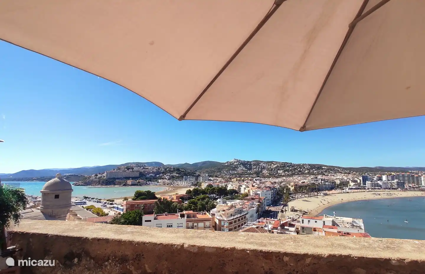 Blick auf den Strand