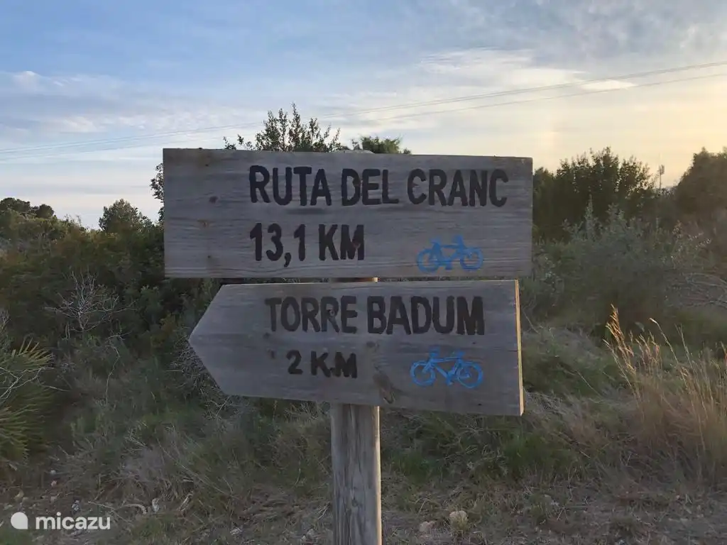 Die Sierra d'Irta mit vielen Rad- und Wanderrouten befindet sich neben dem Apartment