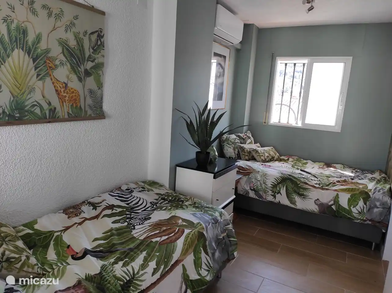 Schlafzimmer 2 mit zwei Einzelbetten