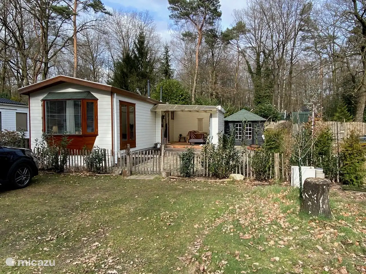 Das Auto kann vor dem Chalet geparkt werden