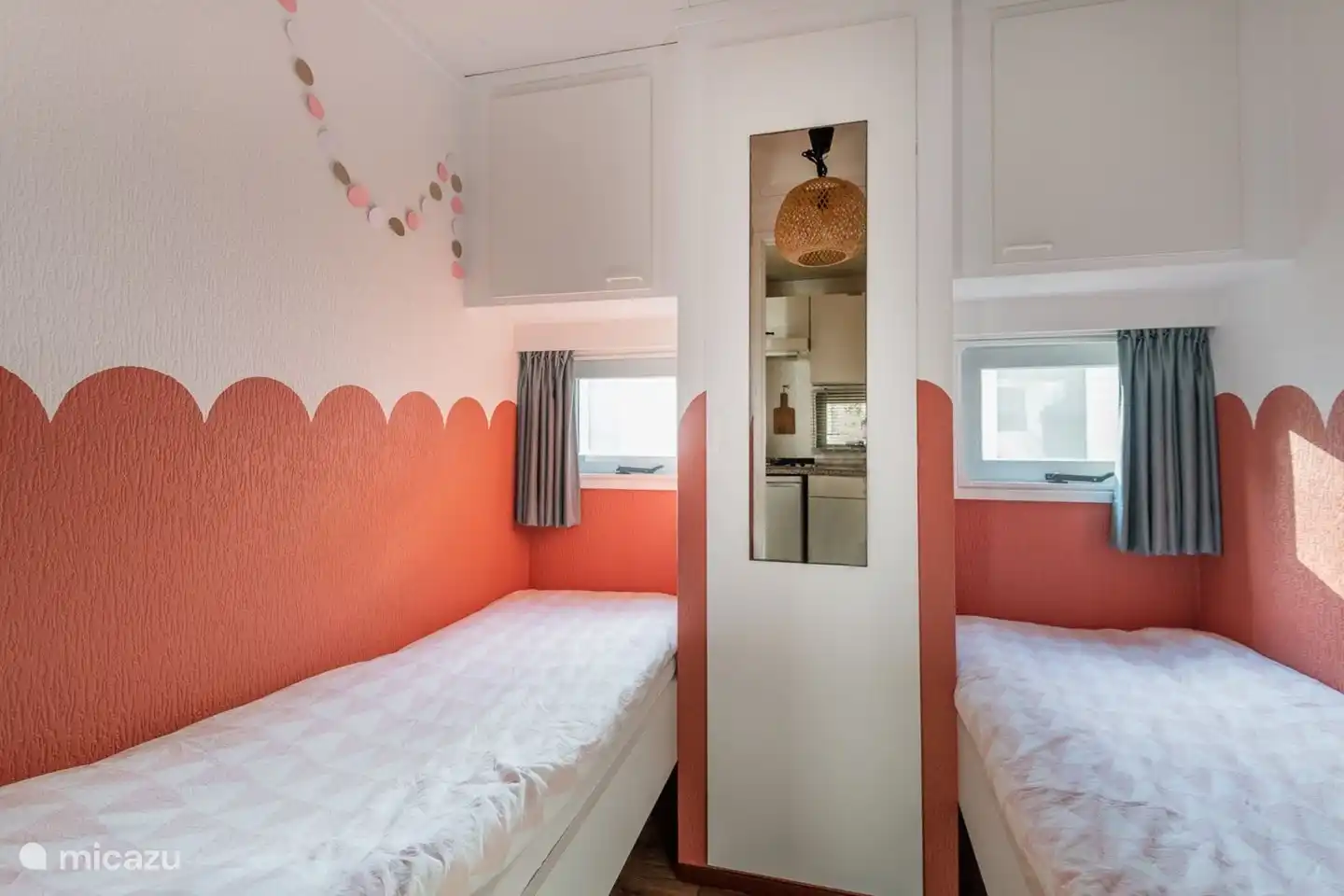 Schlafzimmer 2 mit 2 Einzelbetten