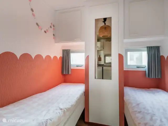 Chalet Nutter huren in Nederland, Overijssel, Nutter - chalet Slaapkamer 2 met 2 losse bedden