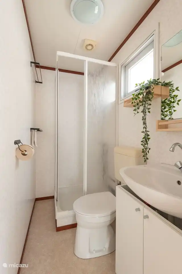 Ordentliches und frisches Badezimmer