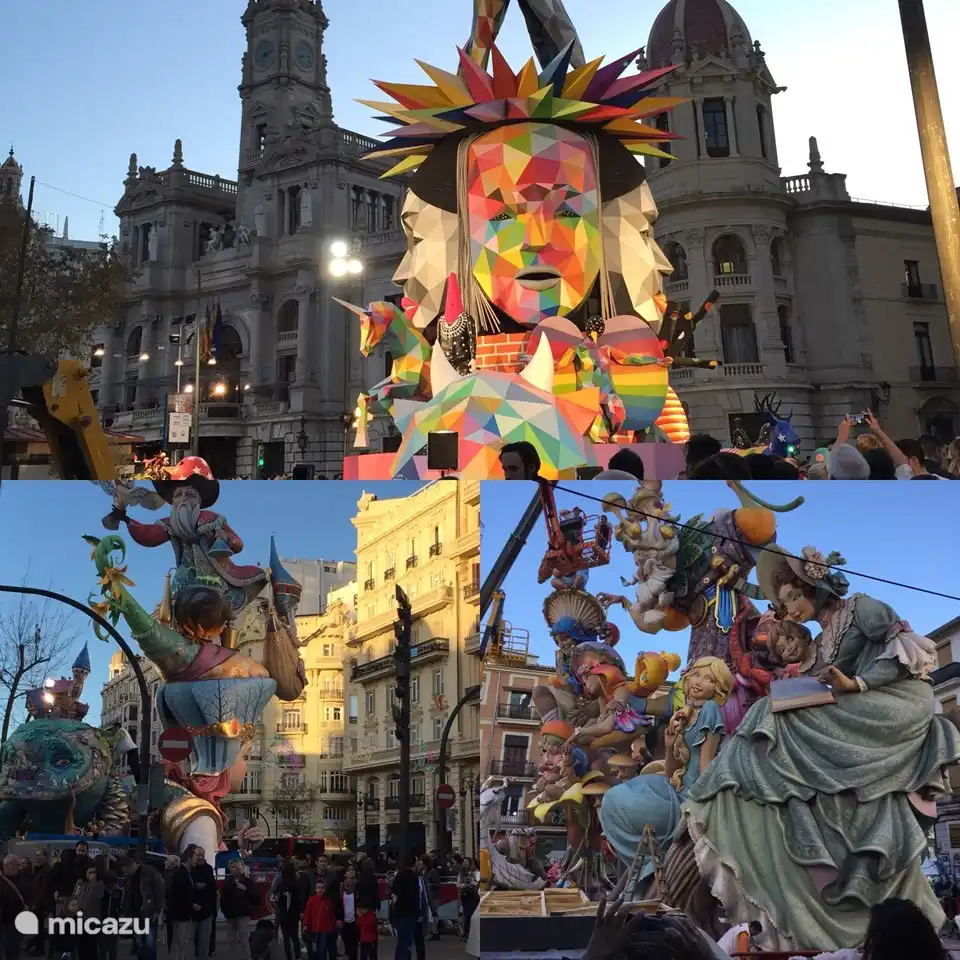 Die berühmten valencianischen Fallas-Feste 