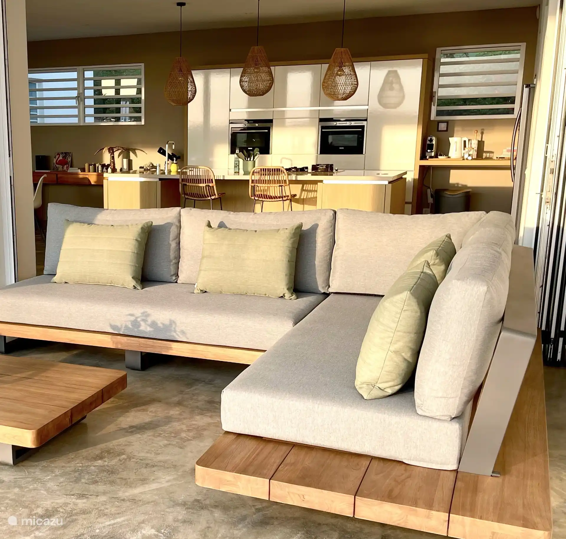 Lounge-Set auf der Terrasse