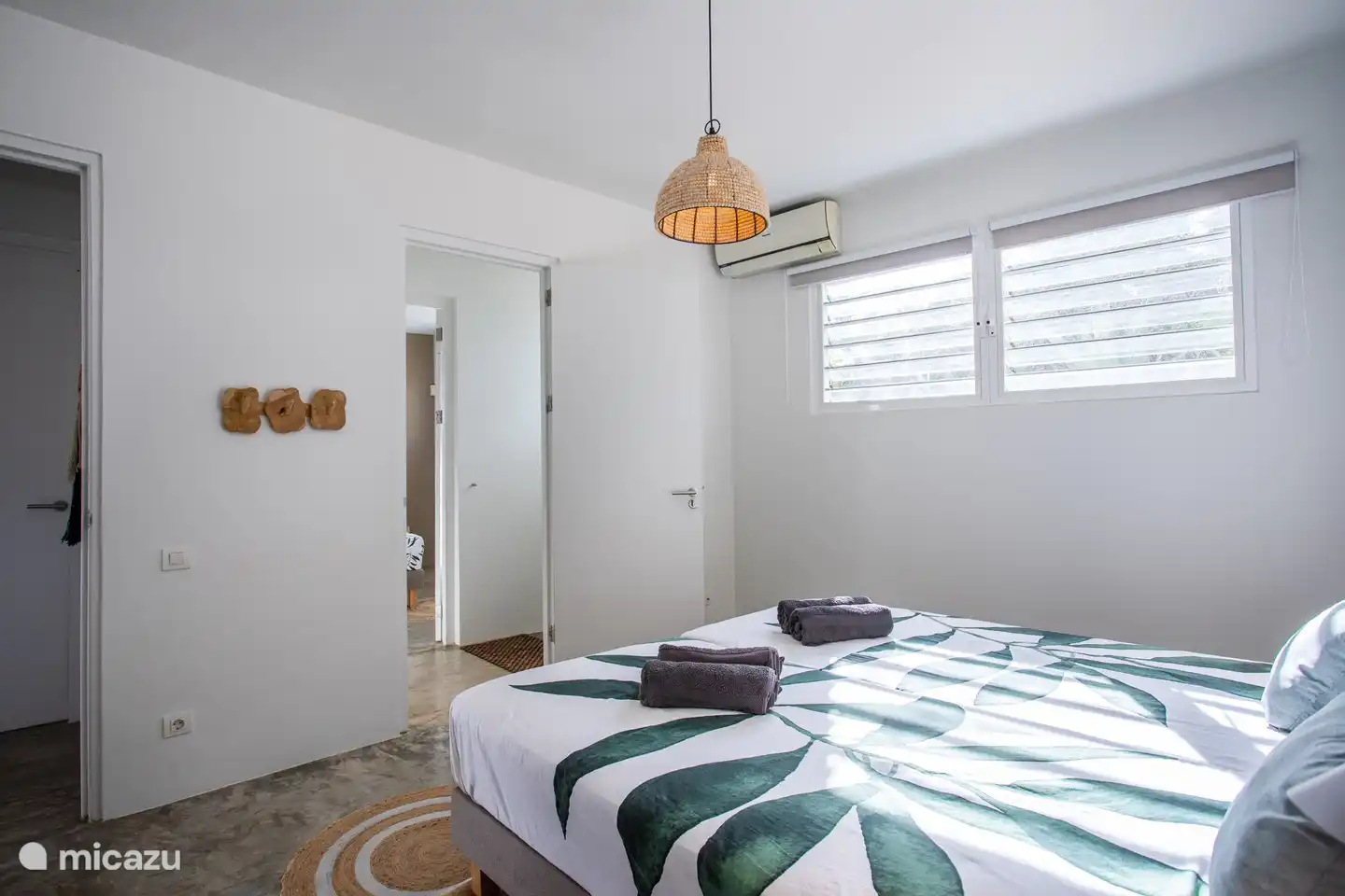 2x1 Bett im Erdgeschoss