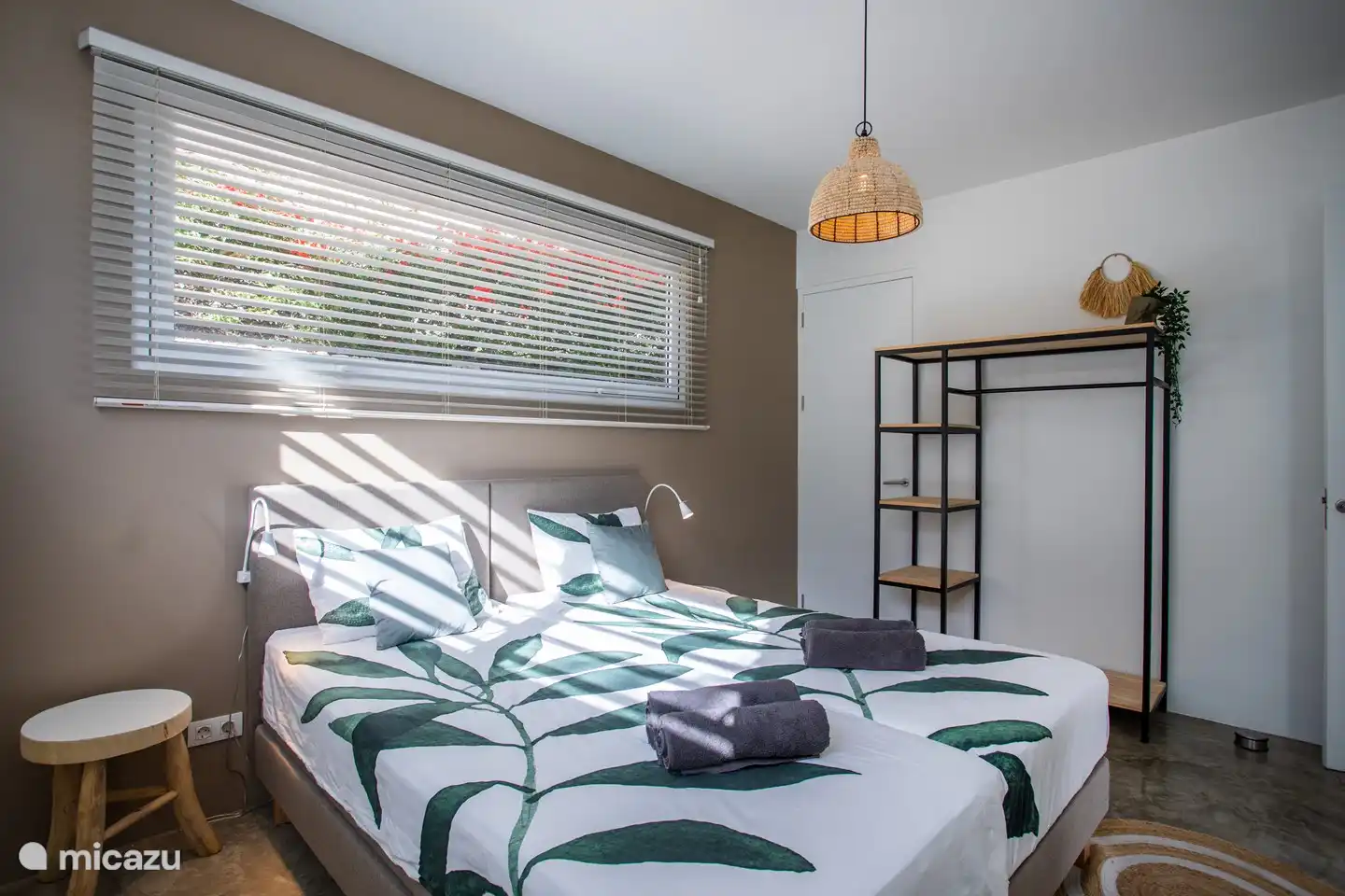 2x1 Bett im Erdgeschoss