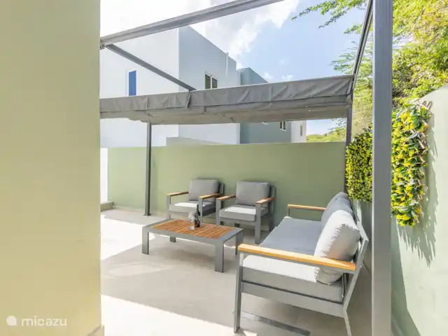 Papaya Resort huren in Curaçao, Banda Abou (west), Grote Berg - appartement Terras met loungehoek