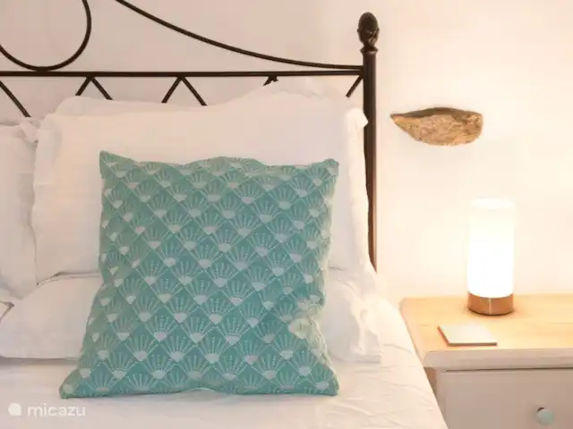 casa rural / cabaña en España, Costa del Sol, Comares – Casita Martín Detalle del dormitorio.