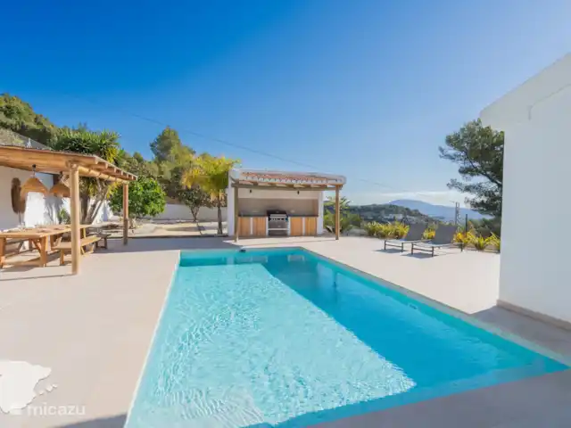 Casa Monte Verde | Espagne, Costa Blanca, Benissa - villa Piscine, coin repas couvert et cuisine extérieure