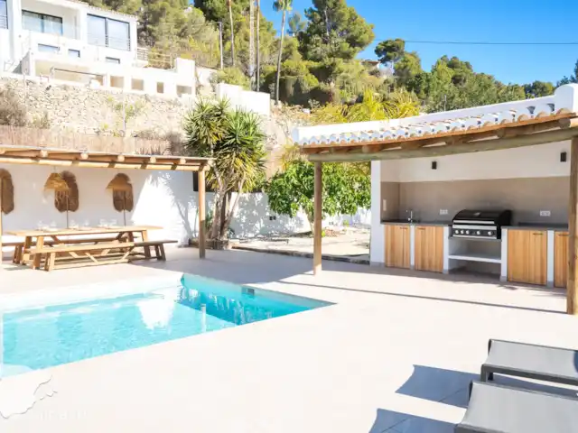 Casa Monte Verde | Espagne, Costa Blanca, Benissa - villa Piscine, coin repas couvert et cuisine extérieure