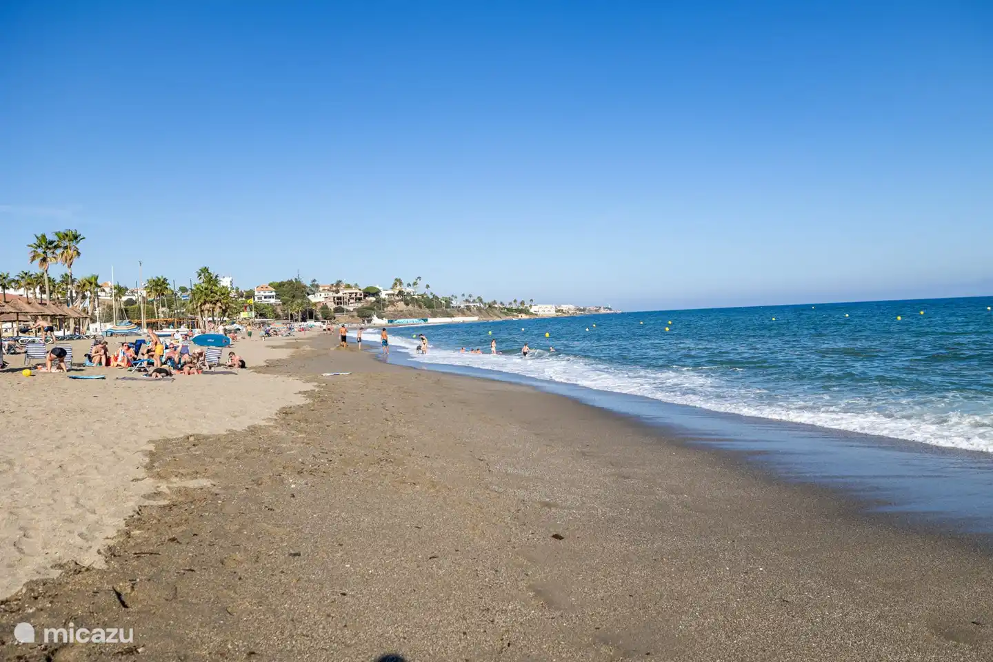 Der Strand ist 14 Gehminuten von der Wohnung entfernt.