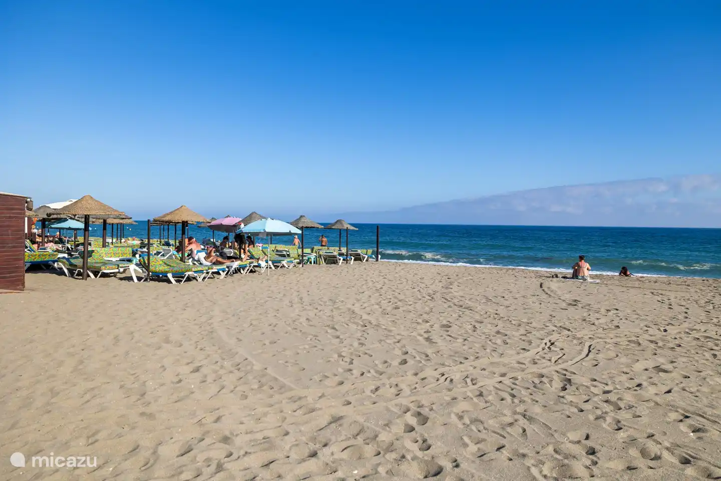Der Strand ist 14 Gehminuten von der Wohnung entfernt.