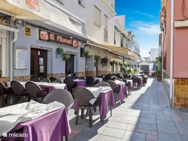 Location de Vacances Espagne, Costa del Sol, La Cala de Mijas, appartement - Casa TaJo Restaurant au centre.