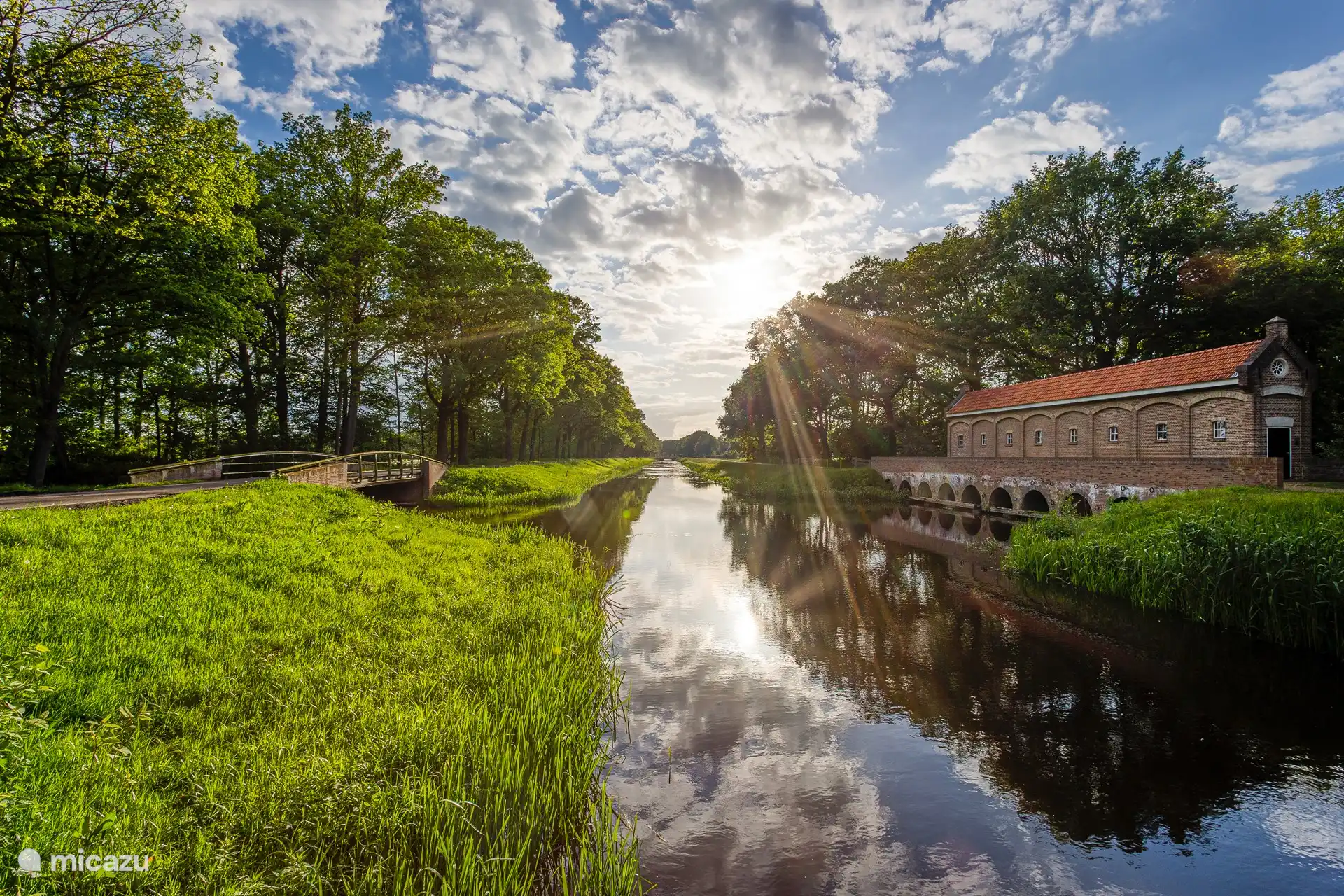 Het Schuivenhuisje aan het Kanaal Almelo-Nordhorn