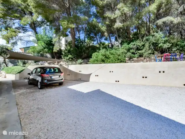 Casa La Colina en España, Costa Blanca, Benissa - villa estacionamiento y jardin