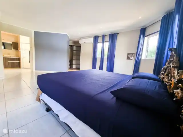 Villa con piscina y jacuzzi/Vista al mar en Curazao, Bandabou (oeste), Cas Abao - villa Suite con baño privado