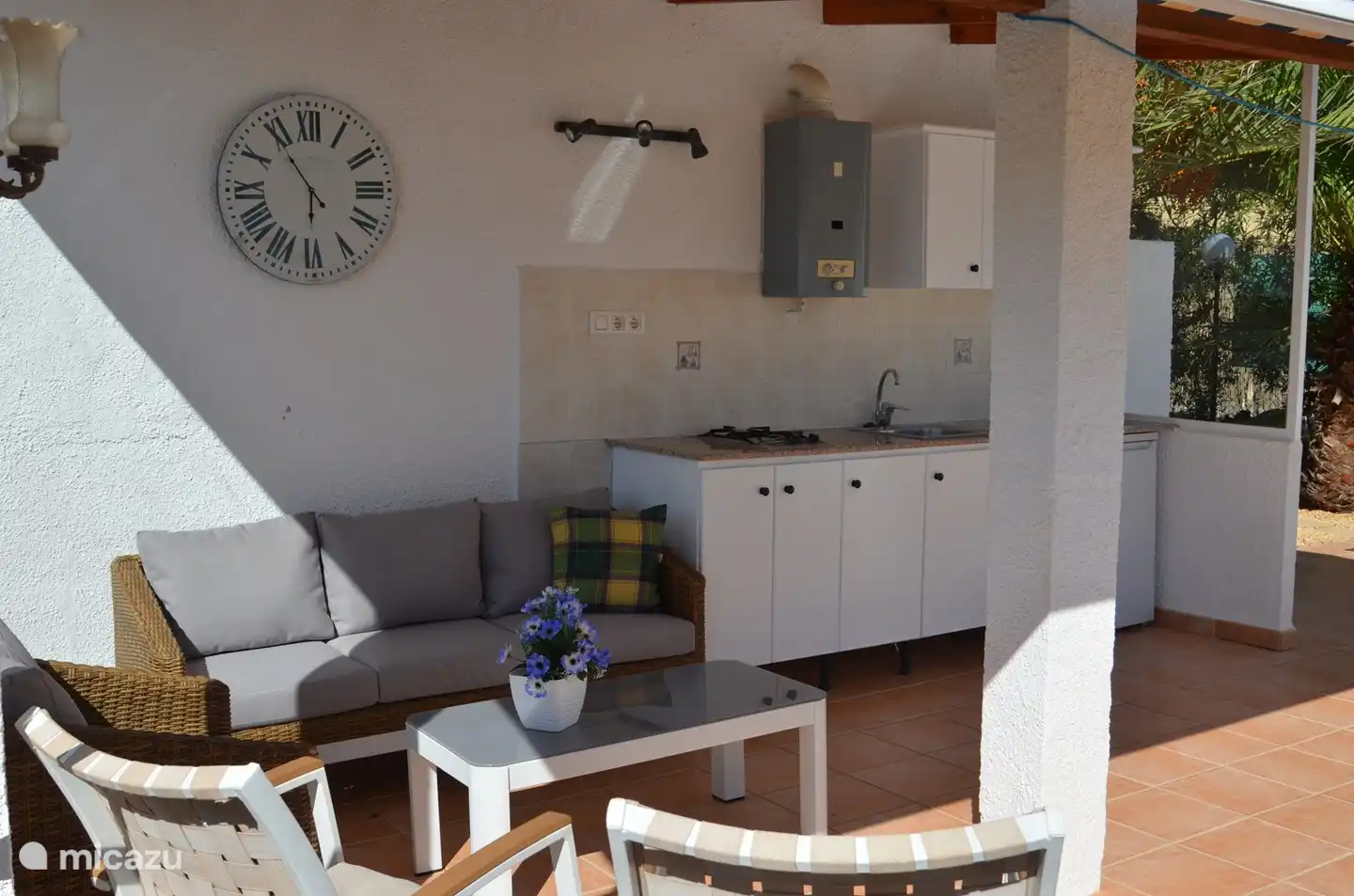 Wunderbare Outdoor-Küche.