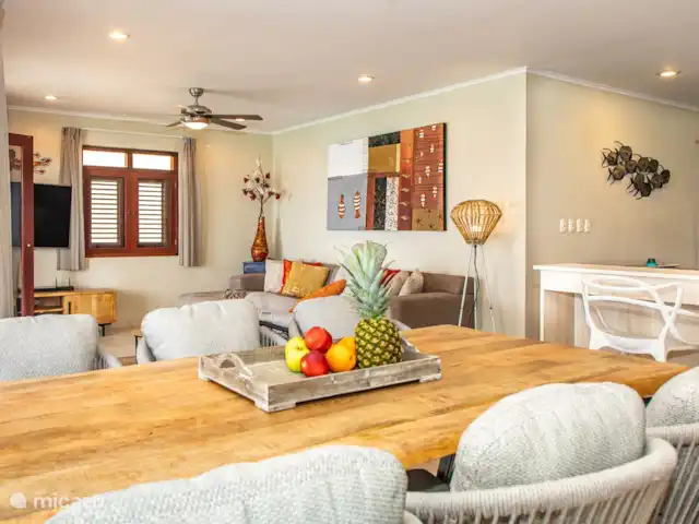 Élégance Aquaview | Bonaire, Bonaire, Kralendijk - appartement Salon/salle à manger/cuisine