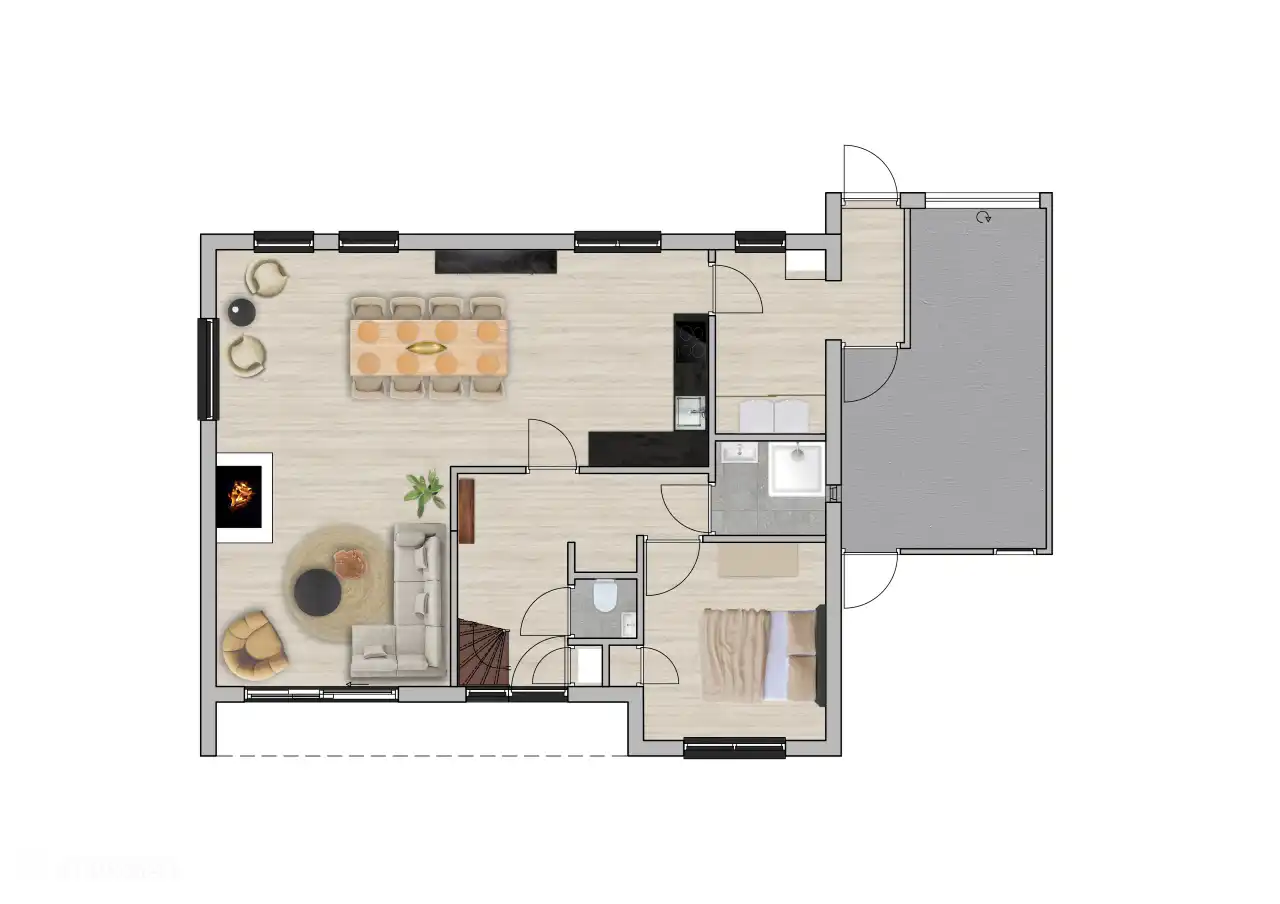 Plattegrond begane grond